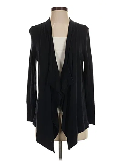 Pre-owned Talbots Cardigan Sweater In Black