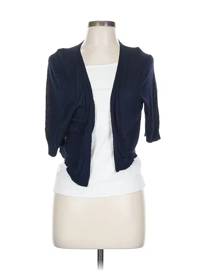 Pre-owned Talbots Cardigan Sweater In Blue