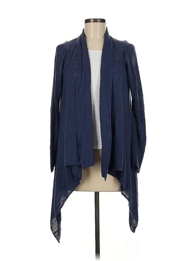 Pre-owned Talbots Cardigan Sweater In Blue