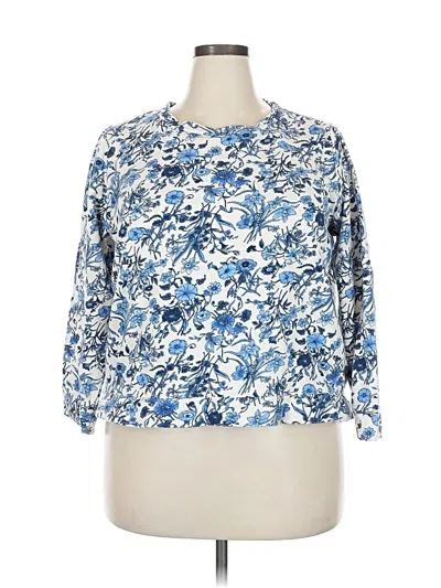 Pre-owned Talbots Cardigan Sweater In Blue