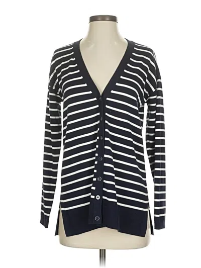 Pre-owned Talbots Cardigan Sweater In Blue