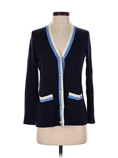 Pre-owned Talbots Cardigan Sweater In Blue