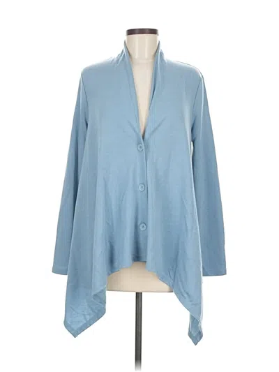 Pre-owned Talbots Cardigan Sweater In Blue