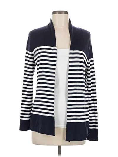 Pre-owned Talbots Cardigan Sweater In Blue