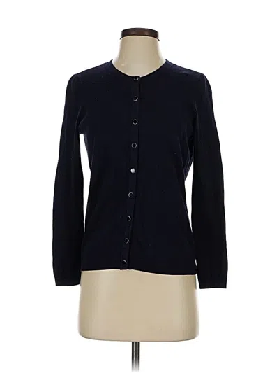 Pre-owned Talbots Cardigan Sweater In Blue