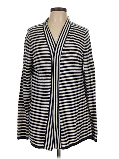 Pre-owned Talbots Cardigan Sweater In Blue