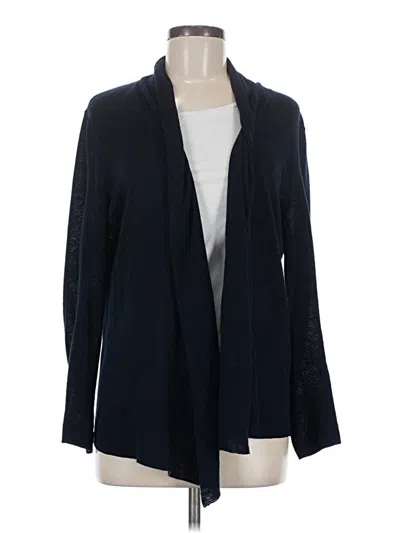 Pre-owned Talbots Cardigan Sweater In Blue