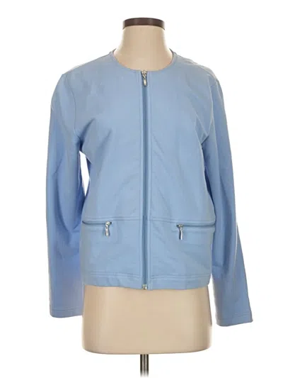 Pre-owned Talbots Cardigan Sweater In Blue