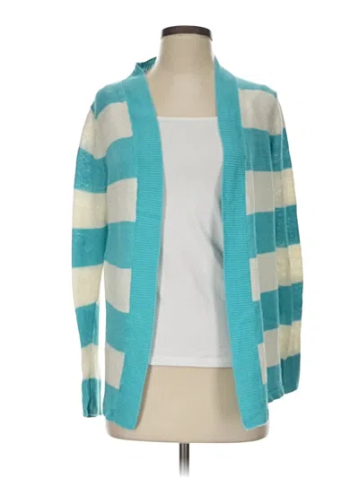 Pre-owned Talbots Cardigan Sweater In Blue