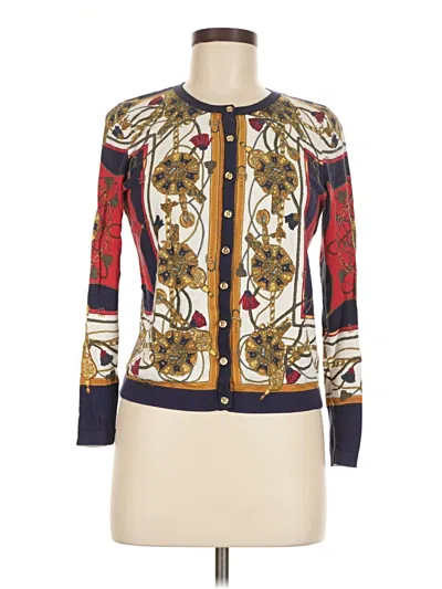 Pre-owned Talbots Cardigan Sweater In Blue