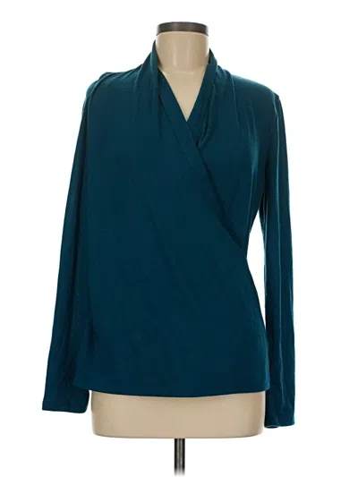 Pre-owned Talbots Cardigan Sweater In Blue