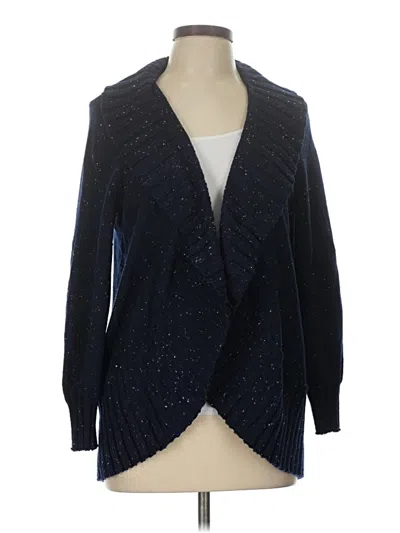 Pre-owned Talbots Cardigan Sweater In Blue