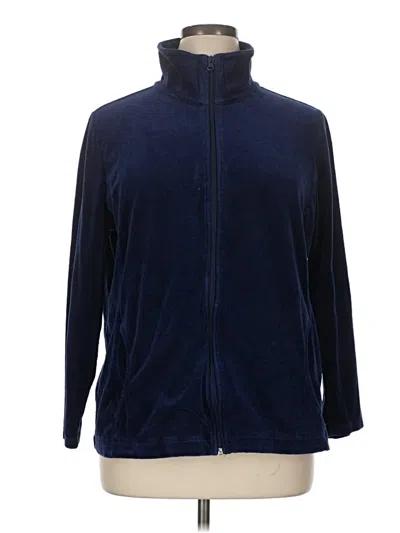 Pre-owned Talbots Cardigan Sweater In Blue