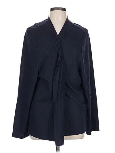 Pre-owned Talbots Cardigan Sweater In Blue