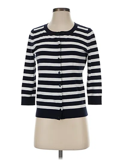 Pre-owned Talbots Cardigan Sweater In Blue