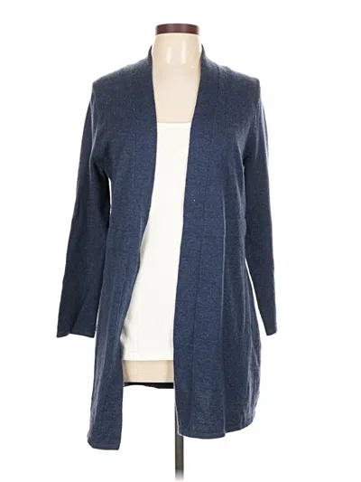 Pre-owned Talbots Cardigan Sweater In Blue