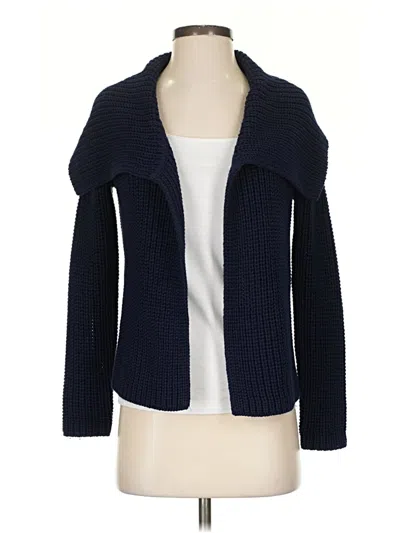 Pre-owned Talbots Cardigan Sweater In Blue