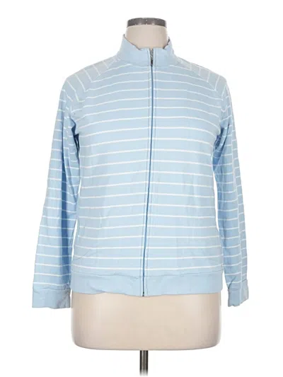 Pre-owned Talbots Cardigan Sweater In Blue