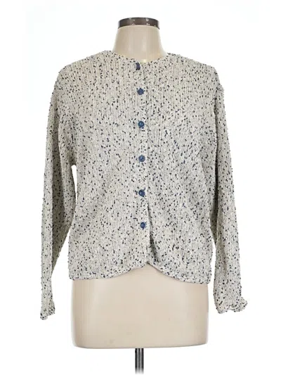 Pre-owned Talbots Cardigan Sweater In Blue