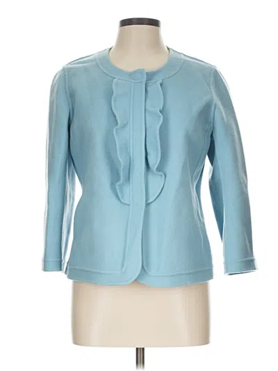 Pre-owned Talbots Cardigan Sweater In Blue