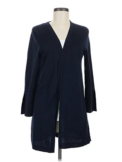 Pre-owned Talbots Cardigan Sweater In Blue