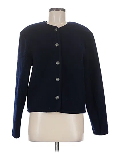 Pre-owned Talbots Cardigan Sweater In Blue