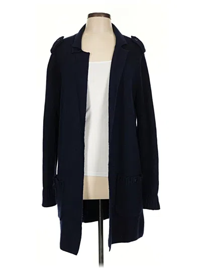 Pre-owned Talbots Cardigan Sweater In Blue