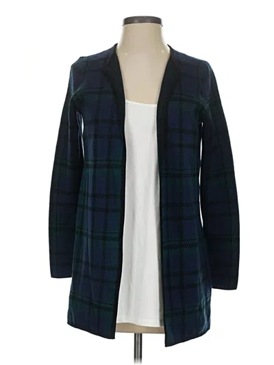 Pre-owned Talbots Cardigan Sweater In Blue