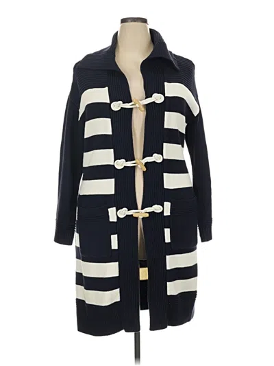Pre-owned Talbots Cardigan Sweater In Blue