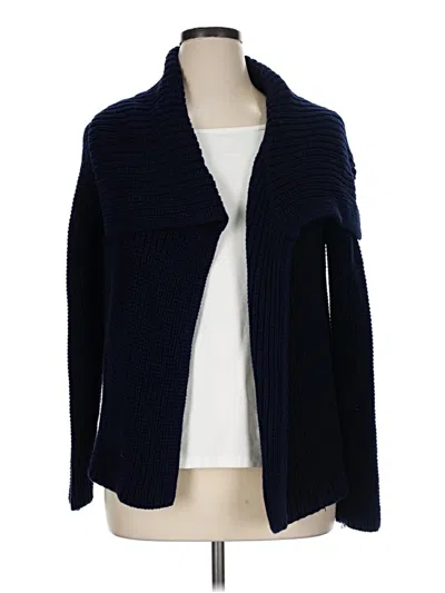 Pre-owned Talbots Cardigan Sweater In Blue