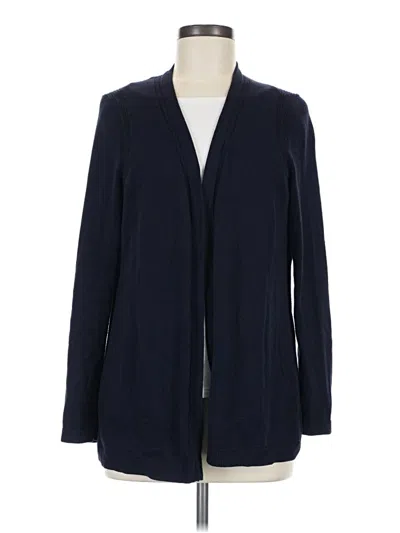 Pre-owned Talbots Cardigan Sweater In Blue