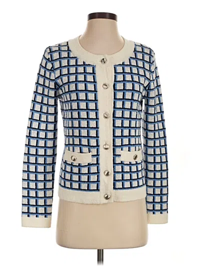 Pre-owned Talbots Cardigan Sweater In Blue