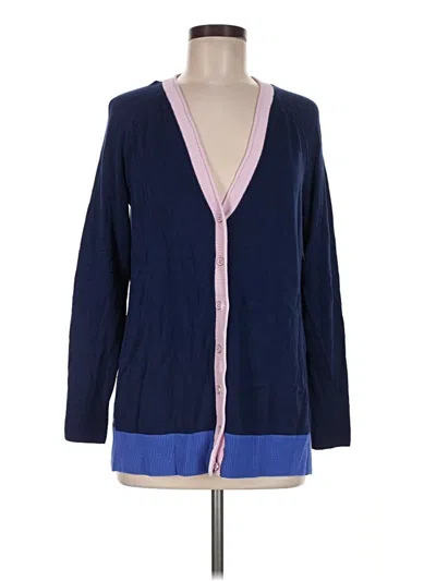 Pre-owned Talbots Cardigan Sweater In Blue