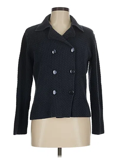 Pre-owned Talbots Cardigan Sweater In Blue