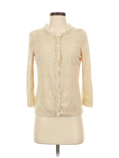 Pre-owned Talbots Cardigan Sweater In Brown