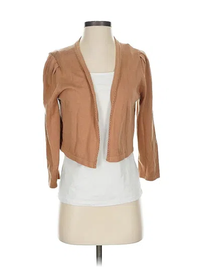 Pre-owned Talbots Cardigan Sweater In Brown