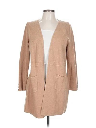 Pre-owned Talbots Cardigan Sweater In Brown