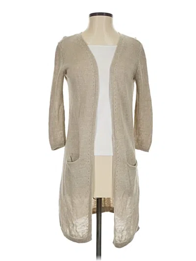 Pre-owned Talbots Cardigan Sweater In Brown