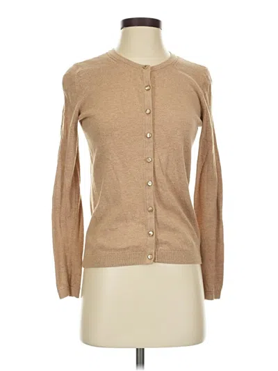 Pre-owned Talbots Cardigan Sweater In Brown