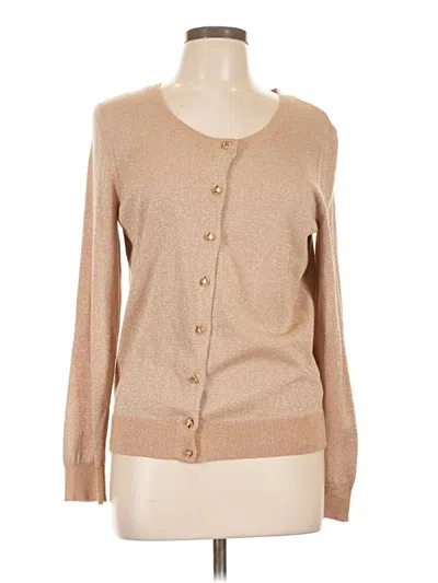 Pre-owned Talbots Cardigan Sweater In Brown