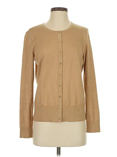 Pre-owned Talbots Cardigan Sweater In Brown