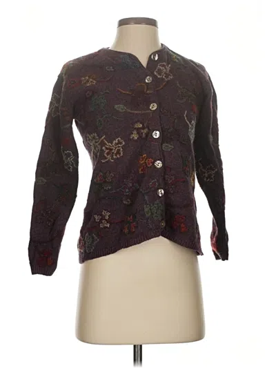 Pre-owned Talbots Cardigan Sweater In Brown