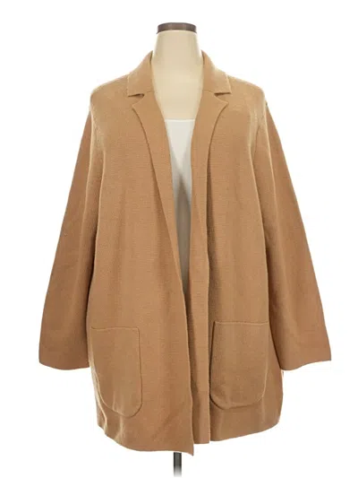 Pre-owned Talbots Cardigan Sweater In Brown