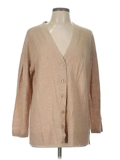 Pre-owned Talbots Cardigan Sweater In Brown