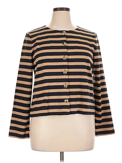 Talbots Cardigan Sweater In Brown