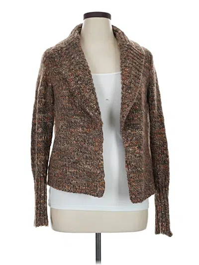 Pre-owned Talbots Cardigan Sweater In Brown