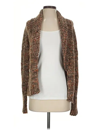 Pre-owned Talbots Cardigan Sweater In Brown