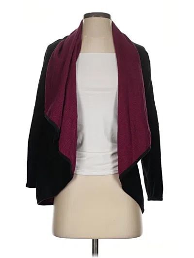 Pre-owned Talbots Cardigan Sweater In Burgundy