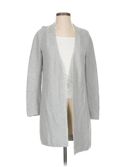 Pre-owned Talbots Cardigan Sweater In Gray