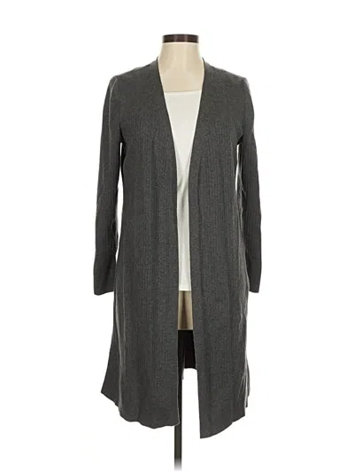 Pre-owned Talbots Cardigan Sweater In Gray